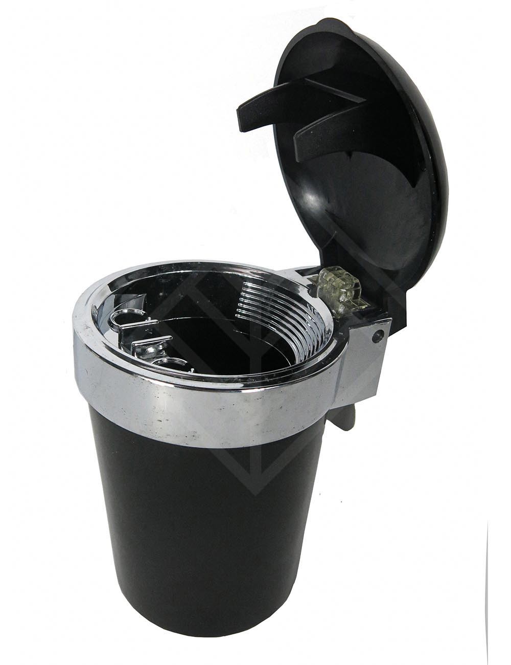 Scrumiera for tin holder in car with LED light